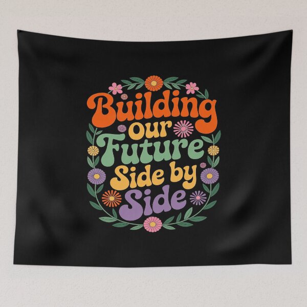 Item preview, Building Our Future Side by Side Motivation Back to School designed and sold by PeteHomenick.