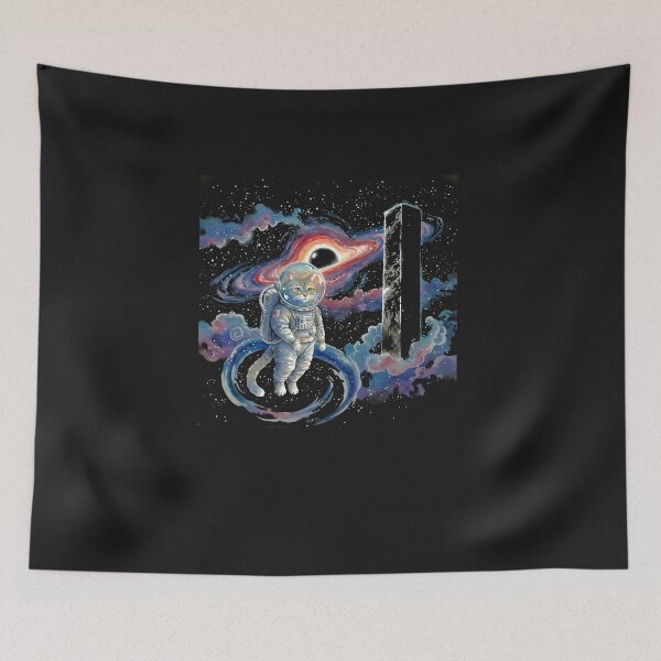 Item preview, Funny Interstellar Cat Astronaut Kitten Space Sci-Fi Cosmic designed and sold by diyoor.