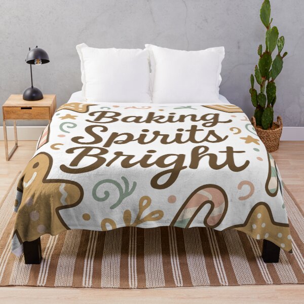 Item preview, Baking Spirits Bright – Cute Gingerbread Christmas Baking Design designed and sold by graphicnew.