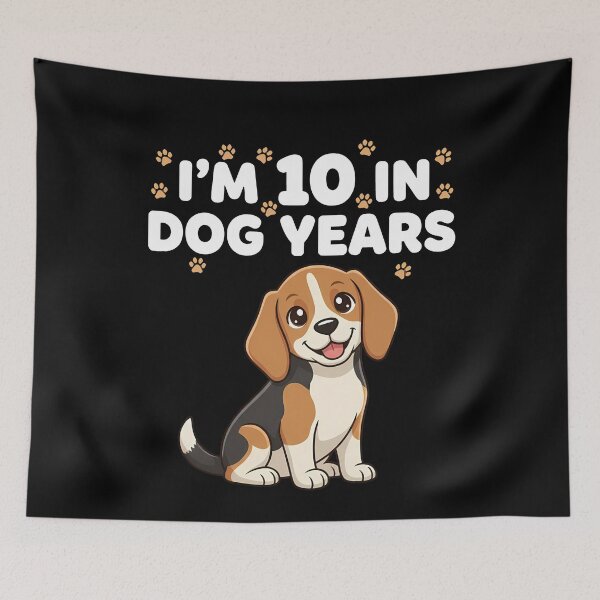 Item preview, 10 In Dog Years 70th Birthday Beagle designed and sold by k3rstman1.