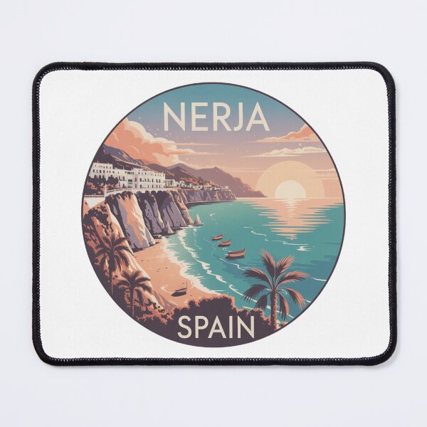 Item preview, Nerja Sunset Coast – Spain | Retro Mediterranean designed and sold by CircinusStore.