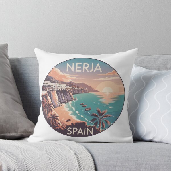 Item preview, Nerja Sunset Coast – Spain | Retro Mediterranean designed and sold by CircinusStore.