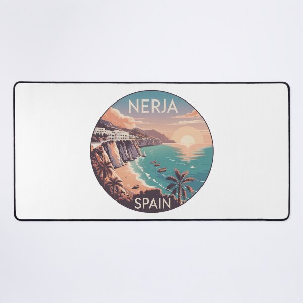 Item preview, Nerja Sunset Coast – Spain | Retro Mediterranean designed and sold by CircinusStore.