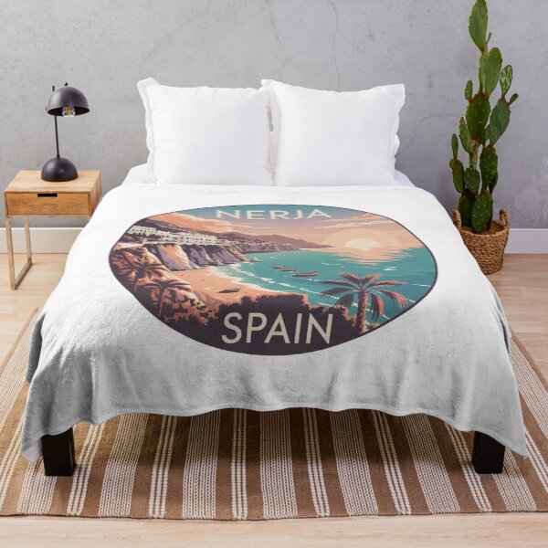 Item preview, Nerja Sunset Coast – Spain | Retro Mediterranean designed and sold by CircinusStore.