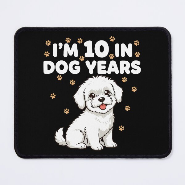 Item preview, 10 In Dog Years 70th Birthday Bichon Frise designed and sold by k3rstman1.