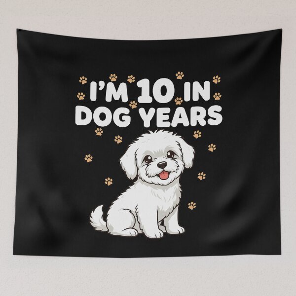 Item preview, 10 In Dog Years 70th Birthday Bichon Frise designed and sold by k3rstman1.