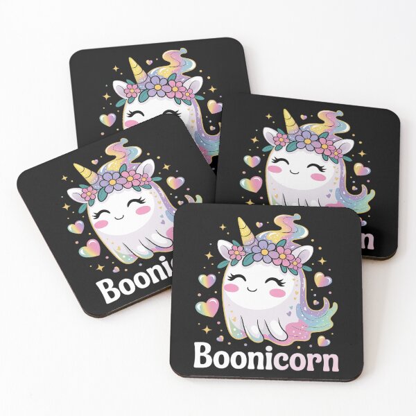 Item preview, Boonicorn Unicorn Ghost, Unicorn Halloween for Girls  designed and sold by MonsterBuddiess.