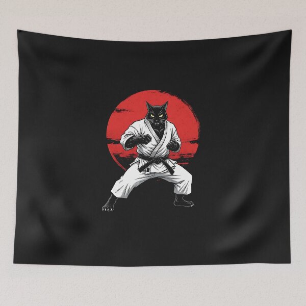 Item preview, Funny Karate  Judo  Japanese Martial Arts Japan  Cat  designed and sold by diyoor.