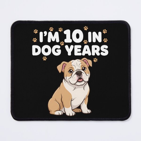Item preview, Bulldog 10 Dog Years 70th Birthday designed and sold by k3rstman1.