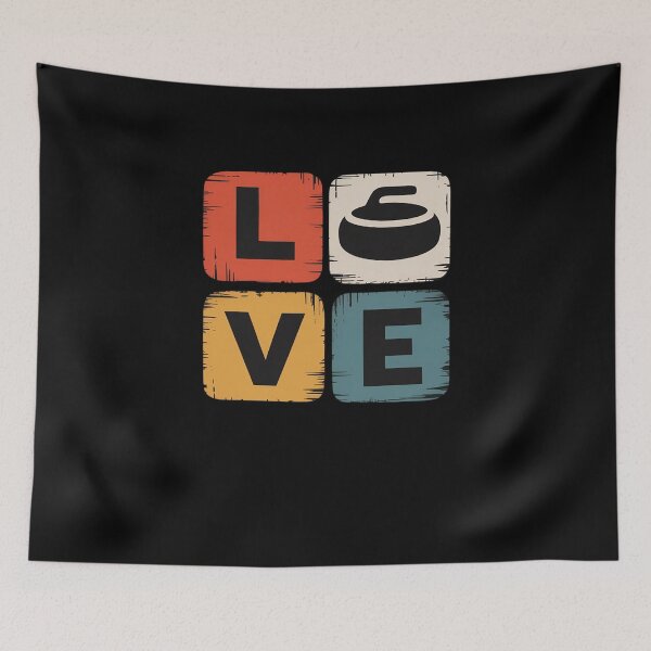 Item preview, curling love design curler winter ice Sports curling designed and sold by AmparoBoyle.