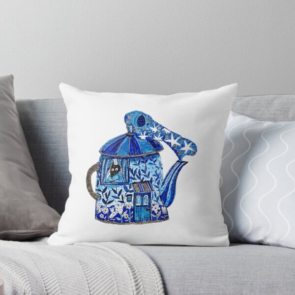 Item preview, Blue Teapot House With Wolf  designed and sold by demarioTTS.