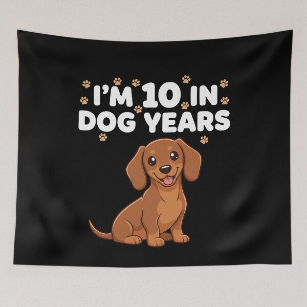 Item preview, Dachshund 10 In Dog Years 70th Birthday designed and sold by k3rstman1.