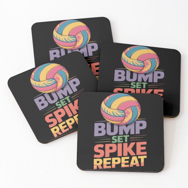 Item preview, Bump Set Spike Repeat Volleyball designed and sold by PeteHomenick.