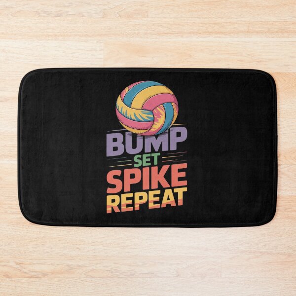 Item preview, Bump Set Spike Repeat Volleyball designed and sold by PeteHomenick.