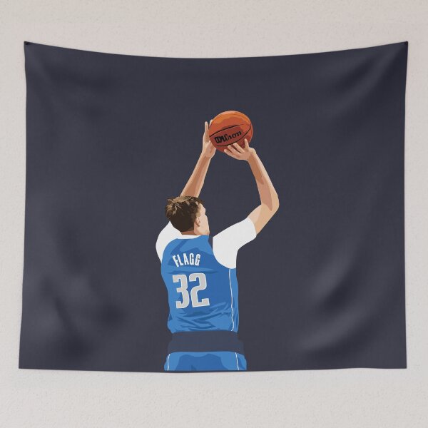 Item preview, Cooper Flagg Shooting Vector Back above Waist Blue Qiangy designed and sold by qiangdade.