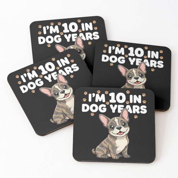 Item preview, French Bulldog 10 In Dog Years 70th Birthday designed and sold by k3rstman1.