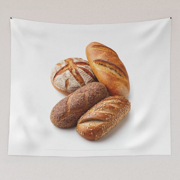 Item preview, A variety of freshly baked breads, ready to be enjoyed for a convivial breakfast moment. designed and sold by Jerhus.