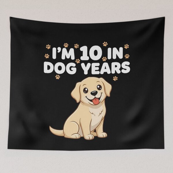 Item preview, 10 In Dog Years 70th Birthday Labrador designed and sold by k3rstman1.