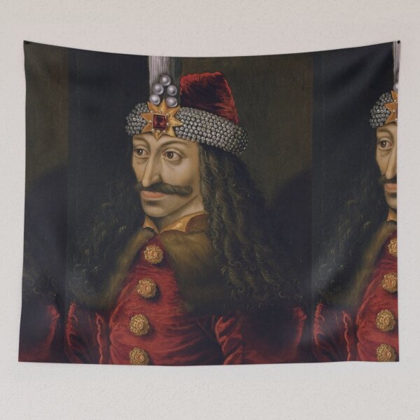Item preview, Portrait of Vlad Tepes Dracula medieval prince of Wallachia designed and sold by Vintage Designs +.