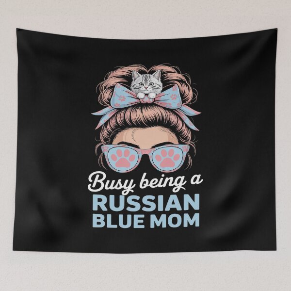 Item preview, Busy Being A Russian Blue Cat Owner Russian Blue Cat Lover designed and sold by LeeEvans222.
