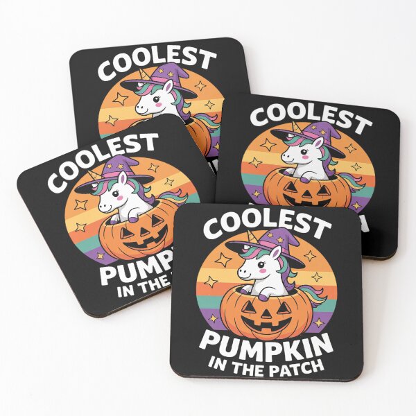 Item preview, Coolest Pumpkin In The Patch Halloween Witchy Unicorn 1  designed and sold by MonsterBuddiess.