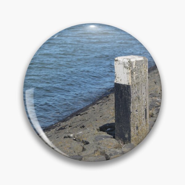 Item preview, Wooden beach pole on a stone pier designed and sold by Marije Kouyzer.