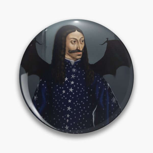 Item preview,  Portrait of Vlad Tepes Dracula (as a vampire)  medieval prince of Wallachia designed and sold by Vintage Designs +.