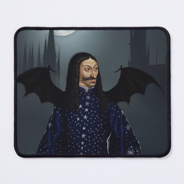 Item preview,  Portrait of Vlad Tepes Dracula (as a vampire)  medieval prince of Wallachia designed and sold by Vintage Designs +.