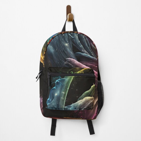 Item preview, A rose bursting with color against a dark background illuminated by twinkling stars. designed and sold by Jerhus.