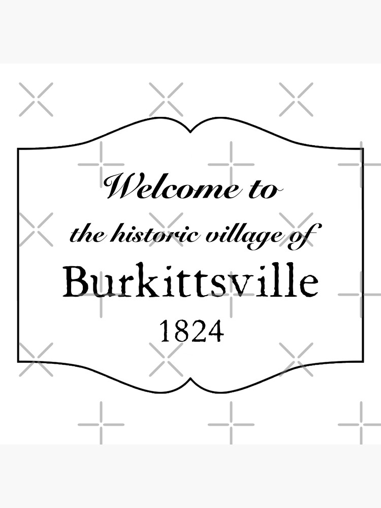 to Burkittsville, Maryland" Poster for Sale by chrisisreed