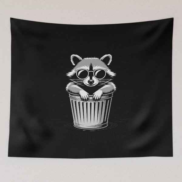 Item preview, But Did You Take Attendance Teacher School Secretary Raccoon designed and sold by LeeEvans222.