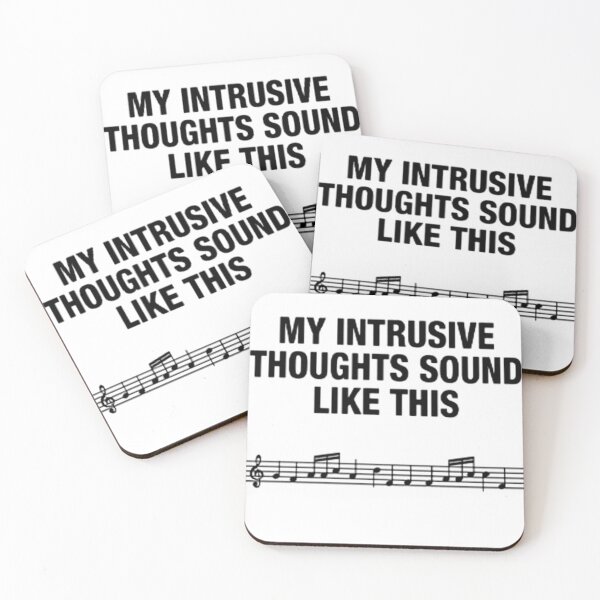 Item preview, MY INTRUSIVE THOUGHTS SOUND LIKE THIS designed and sold by petardera.