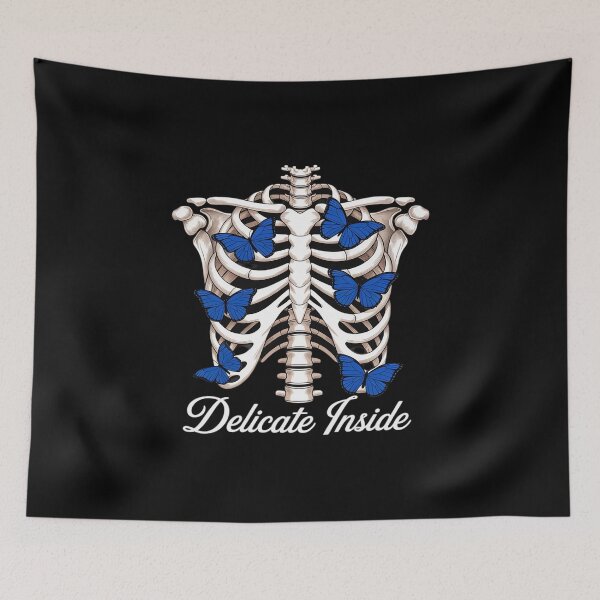 Item preview, Butterfly Ribcage Skeleton Mental Health designed and sold by LeeEvans222.