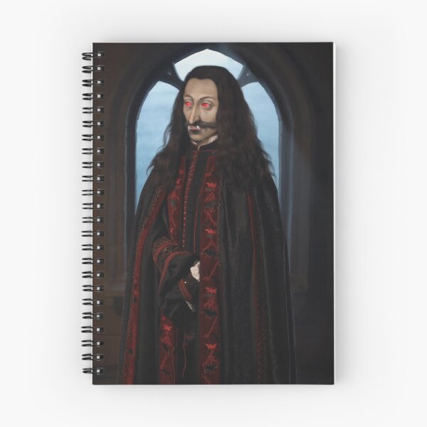 Item preview,  Portrait of Vlad Tepes Dracula (as a vampire)  medieval prince of Wallachia designed and sold by Vintage Designs +.