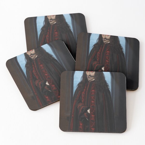 Item preview,  Portrait of Vlad Tepes Dracula (as a vampire)  medieval prince of Wallachia designed and sold by Vintage Designs +.