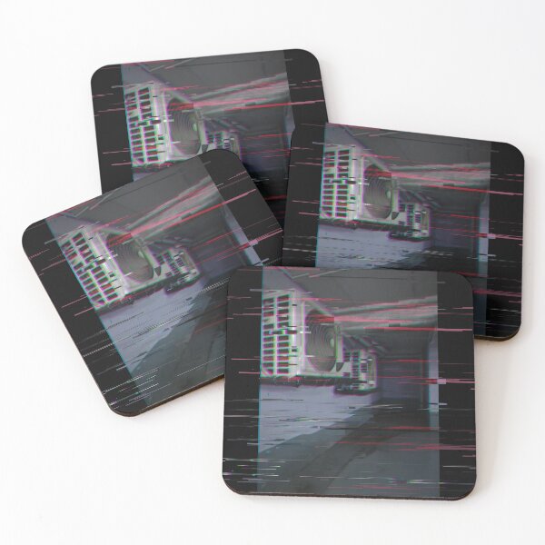 Item preview, Glitched Creepy Vaporwave Parking Lot designed and sold by DanniDan.