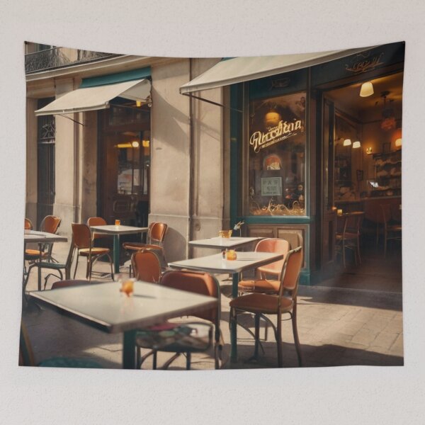 Item preview, Vintage Morning Coffee in Paris designed and sold by BlareBlare.