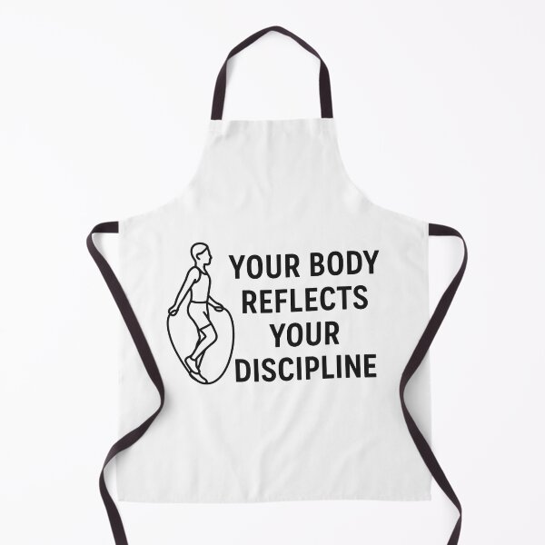 Item preview, Your Body Reflects Your Discipline — Fitness Motivation Quote designed and sold by Disipline.