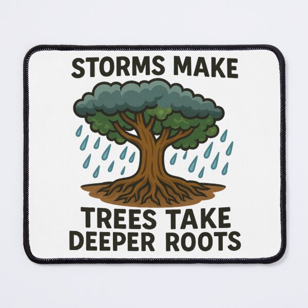 Item preview, Inspirational Tree Design Storms Make Trees Take Deeper Roots. designed and sold by The-T-In-Retro.