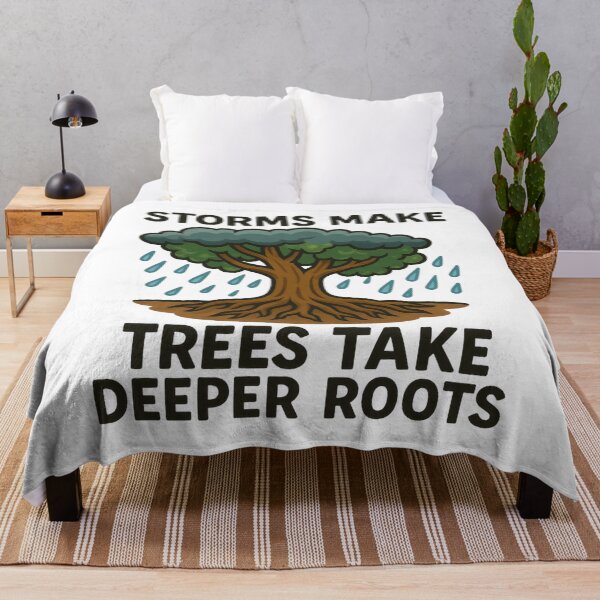 Item preview, Inspirational Tree Design Storms Make Trees Take Deeper Roots. designed and sold by The-T-In-Retro.