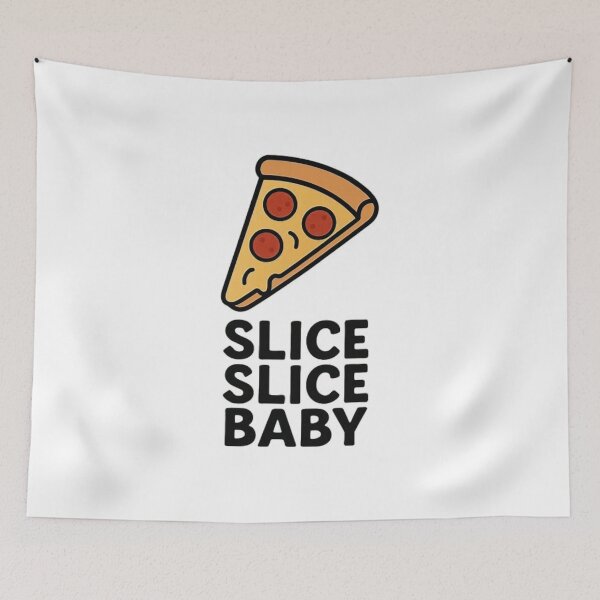 Item preview, Slice Slice Baby Minimalist Pizza designed and sold by IgorPrzybys.