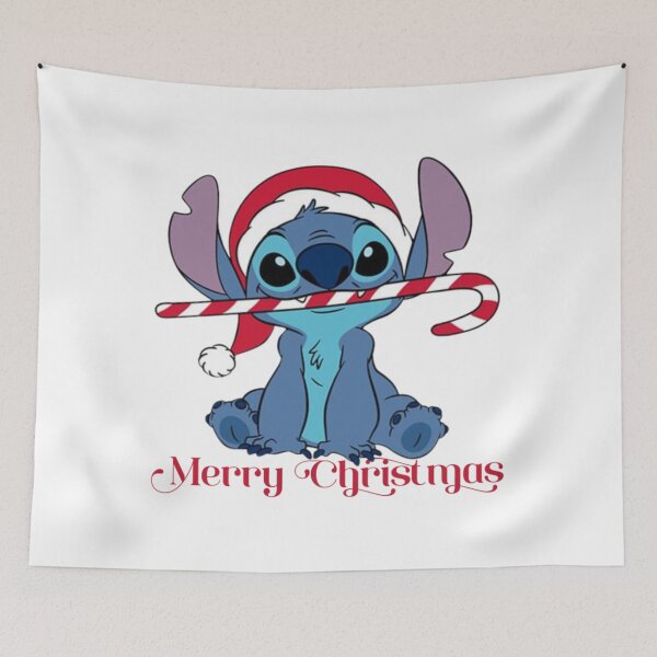 Item preview, Stitch – Cute Merry Christmas Candy Cane designed and sold by SkylarRonald.