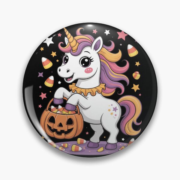Item preview, Cute Candy Corn Unicorn Halloween Pumpkin Kids Girls  designed and sold by MonsterBuddiess.