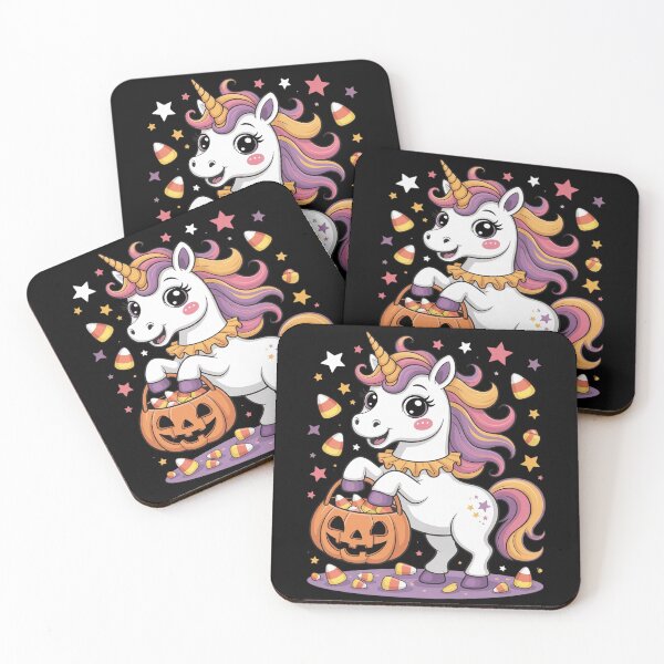 Item preview, Cute Candy Corn Unicorn Halloween Pumpkin Kids Girls  designed and sold by MonsterBuddiess.