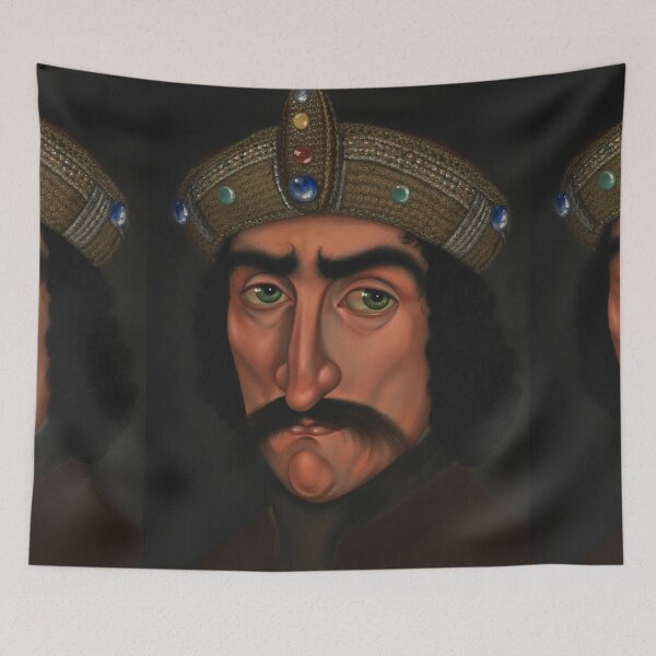 Item preview, Portrait of Vlad Tepes Dracula medieval prince of Wallachia designed and sold by Vintage Designs +.
