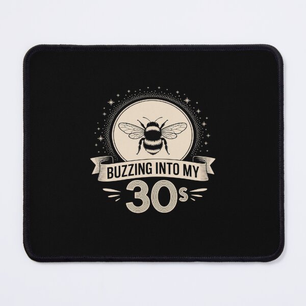 Item preview, Buzzing Into My 30s – Funny 30th Birthday Bee Lover designed and sold by LeeEvans222.