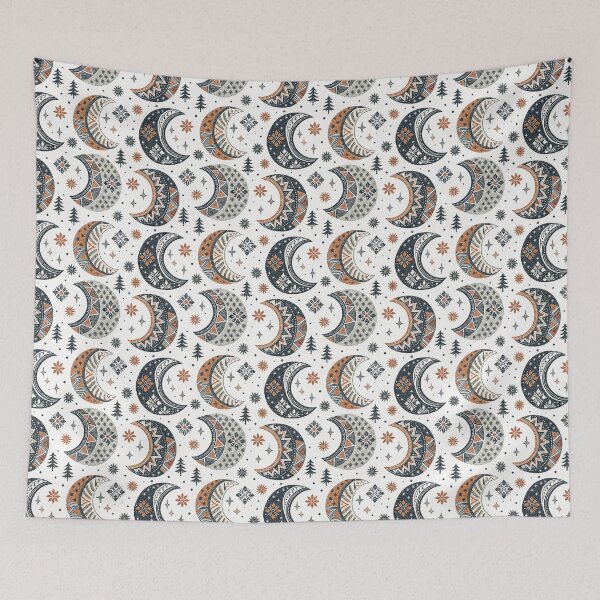 Item preview, Crescent Moon & Stars Sky designed and sold by Shuga-Design.