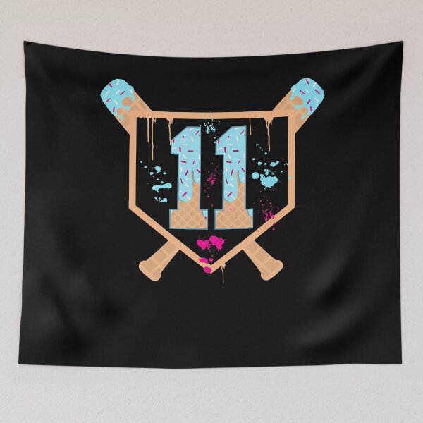 Item preview, Baseball 11 Year Old Ice Cream Drip 11Th Birthday Boy 11 designed and sold by MadalynKiehn.