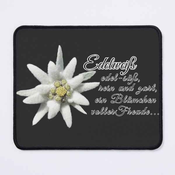 Item preview, Edelweiss – pure and sweet, a little bloom full of joy designed and sold by mycreastyle.