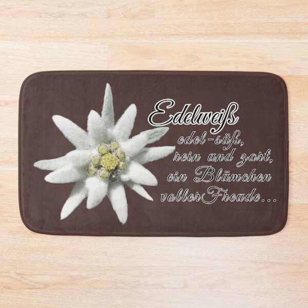 Item preview, Edelweiss – pure and sweet, a little bloom full of joy designed and sold by mycreastyle.